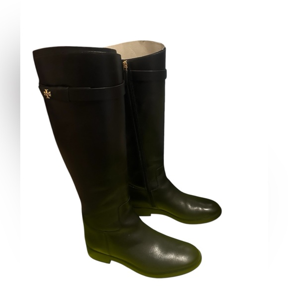 Tory Burch Black Knee-High Boots - Picture 2 of 10